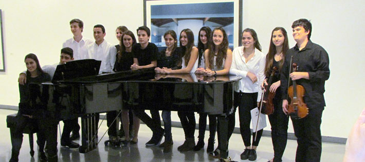 Audición de jóvenes de la Coral de Bilbao en Santa Cecilia