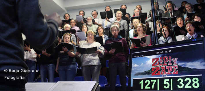 La Coral de Bilbao participa en la bso de Zipi Zape