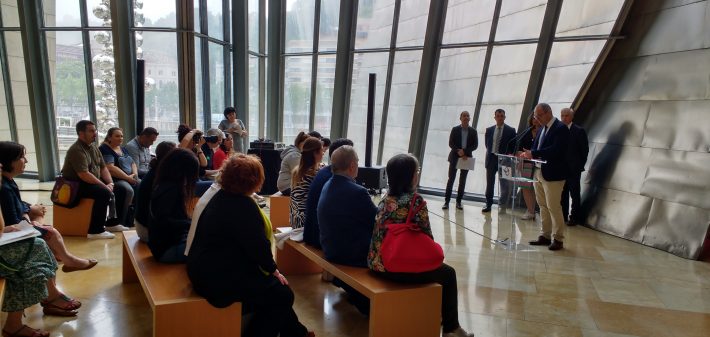 Rueda de prensa presentación conciertos bombardeo de Gernika