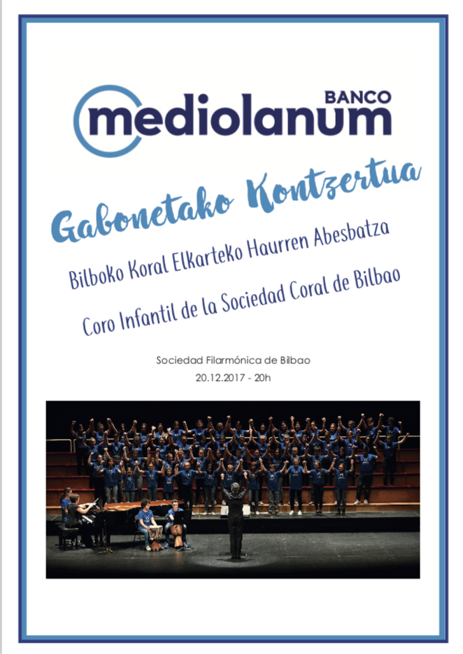 Gabonetako Kontzertua - Coro infantil de la Coral de Bilbao