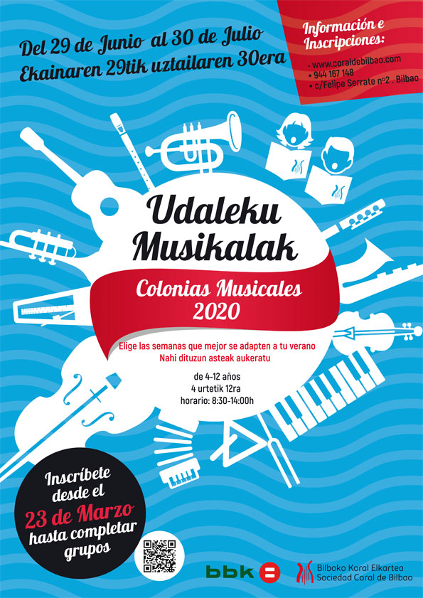 Colonias Musicales - Udaleku Musikalak 2019 - Coral de Bilbao